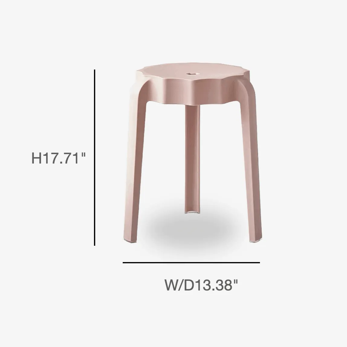 COZONI Set of 4 Petal Stools