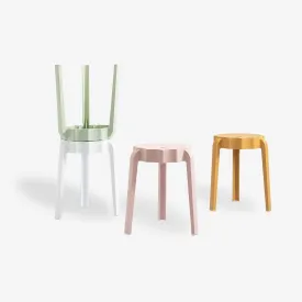 COZONI Set of 4 Petal Stools