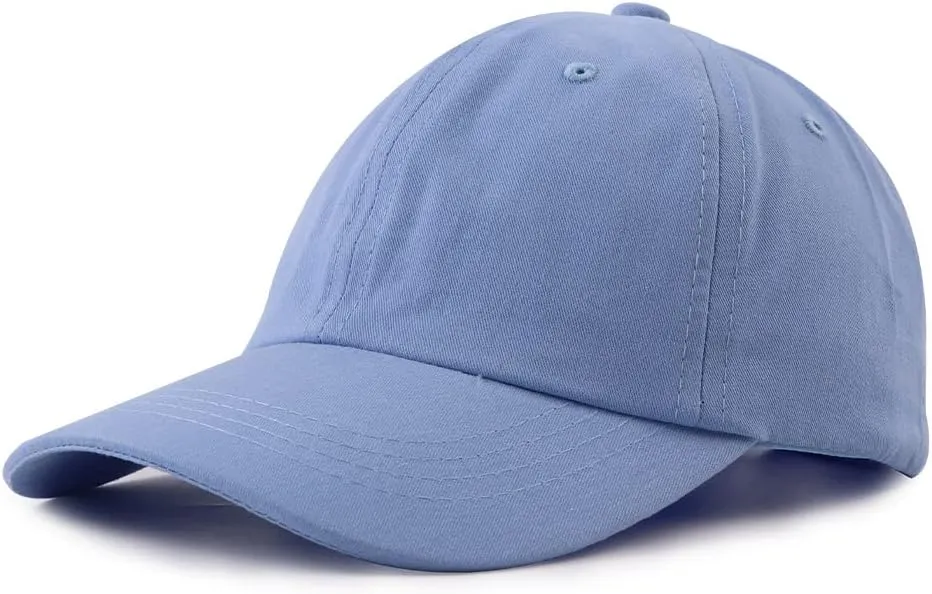 Girls Baseball Cap Kids Cute Sun Hat Adjustable Trucker Hats Toddler Rainbow Floral Ponytail Caps Spring Summer