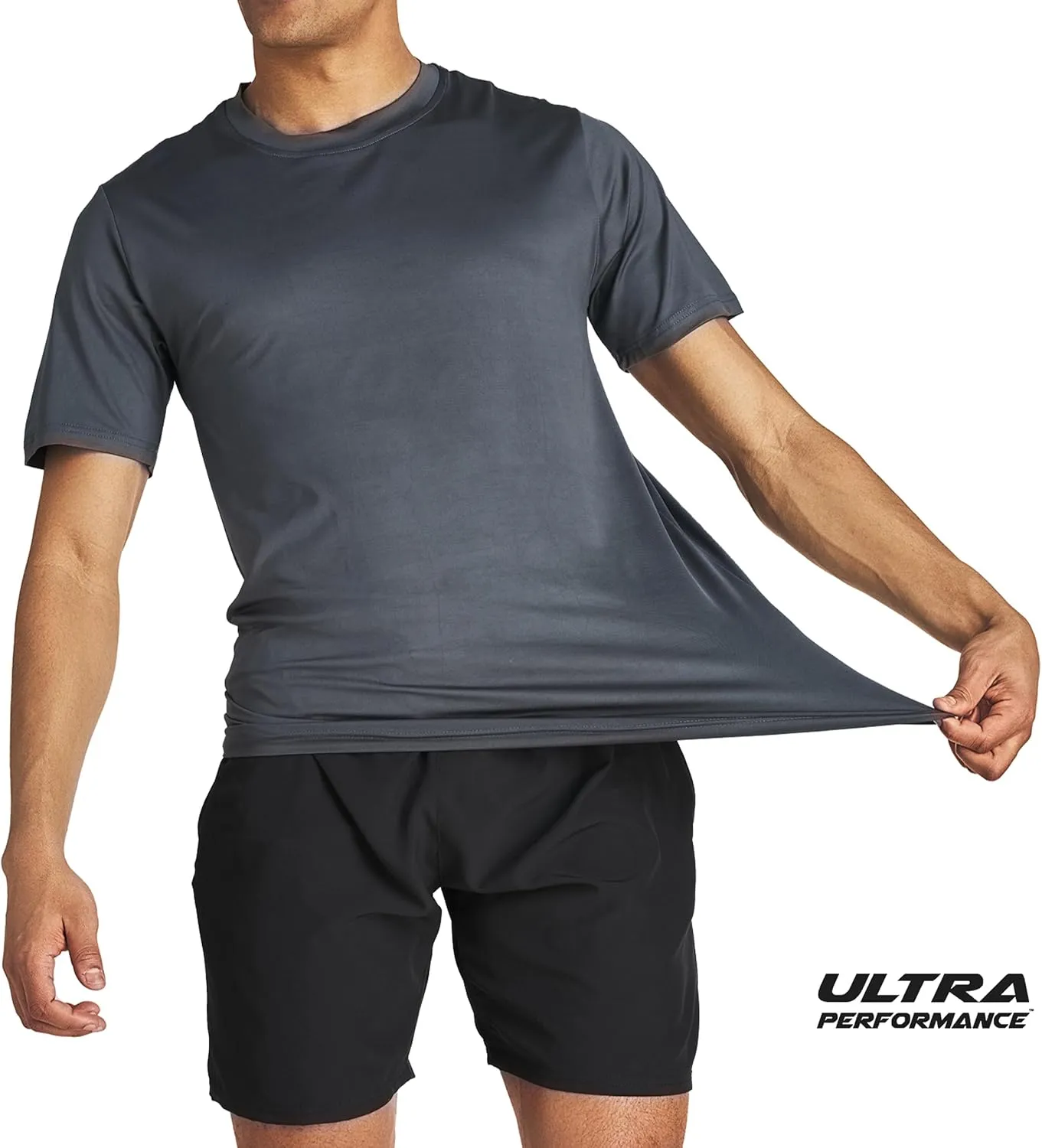 Men??s Workout Short Sleeve Athletic Gym T-Shirts 3 Pack Mens Dry Fit Running Shirt Moisture Wicking Active Crew Tees for Men
