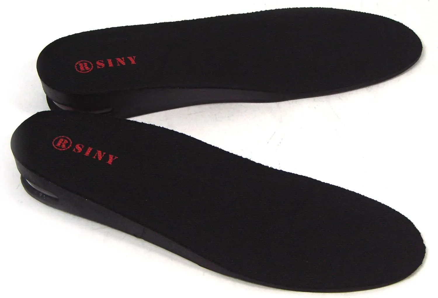 SINY 1-Layer (3cm) Height Increase Taller Shoe Insoles Pad Air Cushion for Women Black