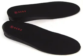 SINY 1-Layer (3cm) Height Increase Taller Shoe Insoles Pad Air Cushion for Women Black