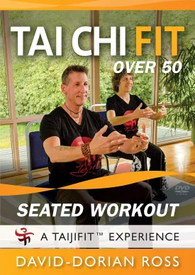 Tai Chi Fit Over 50 Seated Workout DVD - Chair exercises for flexibility and strength. Great for seniors. Follow along routine with David-Dorian Ross 2025 Sitting Tai Chi DVD