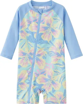 UMELOK Baby Girls' One Piece Swimsuit Full Zip UPF 50  Sun Protection Swimwear Rash Guard Swim Suit