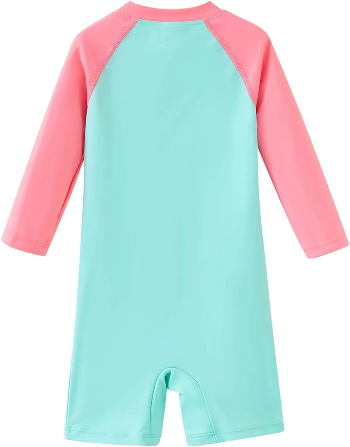 UMELOK Baby Girls' One Piece Swimsuit Full Zip UPF 50  Sun Protection Swimwear Rash Guard Swim Suit
