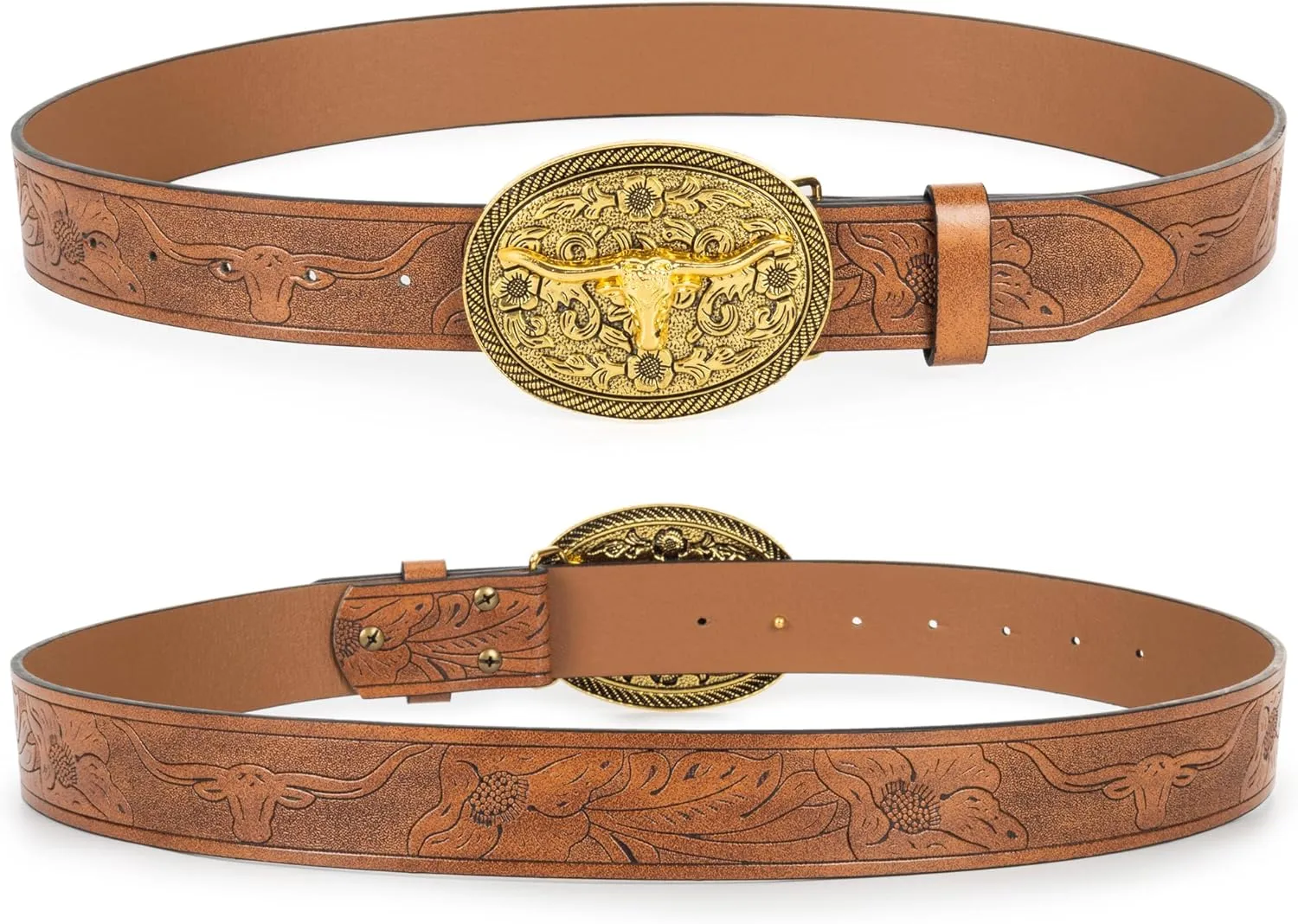 Western Belts for Women Men-Cowgirl-Cowboy-Country-Belt